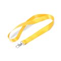 lanyard simplu nepersonalizat - galben